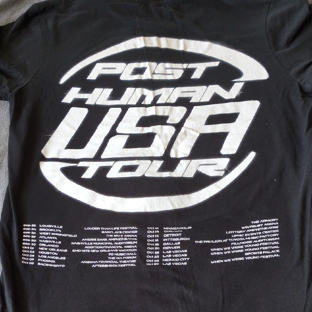 Bring Me The Horizon Post Human USA Tour Black T-Shirt